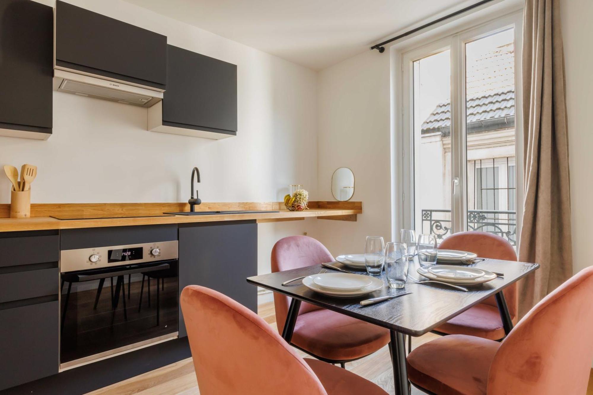 Chic Appartement - 1Br-4P - Chateau De 万塞讷 外观 照片